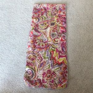 Anthropologie rayon scarf. 10 x 55. Oblong